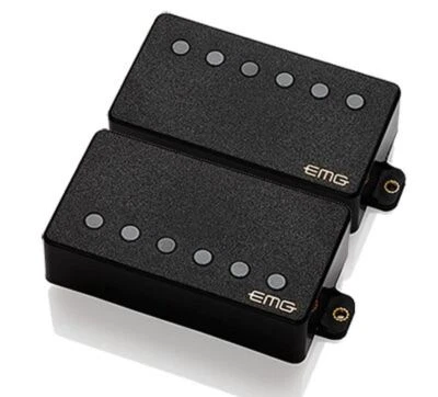 Conjunto De Humbucker Activo Alnico V EMG 57 / 66 - Negro - Imagen 1 de 3