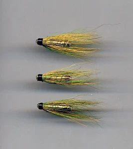 Röhrenfliegen: Fast Eddie: 20 mm lang Messing & Kunststoff ausgekleidet Rohr x 3 (Code 541) - Bild 1 von 3