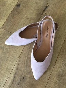 NEW Madewell The Ava Slingbacks Flats in Suede antique purple 7 H6686 - Picture 1 of 5