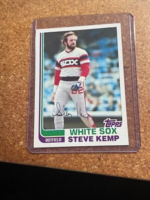 1982 Topps Traded Baseball # 54T Steve Kemp - Image 1 of 4