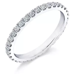 Round 1ct Lab Created Engagement Ring 18K Gold D Colour Diamond Test Pass US:4 - Picture 1 of 6