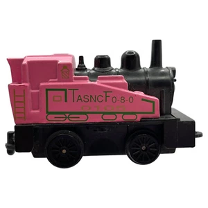 Pull Back Pink Train Die Cast and Plastic Toy Vintage Works No 1051 - Picture 1 of 5