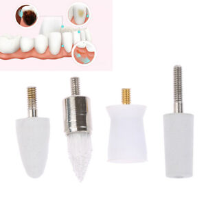 4Pcs Tooth Polisher Head Dental Plaque Remover Teeth Whitening Cleaning To sn