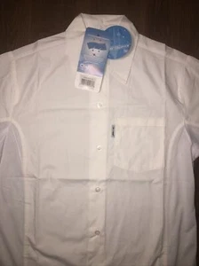 New Chef Works White W/H Collared Outline Servers Shirt Extra-Small - Picture 1 of 5