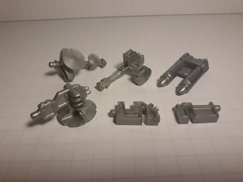 Transformers G1 Vintage Base Trypticon Part Piece Accessory Radar Blaster Set x6 Cover