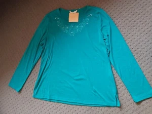 NONI B Top Size L Peacock Colour - Picture 1 of 6