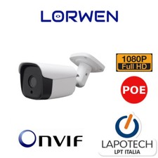 LORWEN IP CAMERA ONVIF WP6518TC 1080P POE BULLET HD H265 1080p 3mpx 3.6mm h265+
