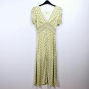 Urban Outfitters - Vestido midi Kimchi azul Ioni - Verde crema - Grande - Imagen 1 de 7