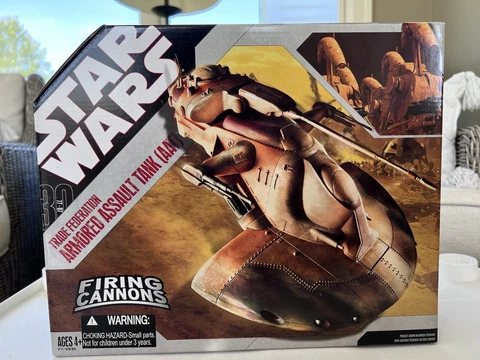 Star Wars Vechicle Trade Federation Armored Assault Tank-2006 MIB Sealed Cover
