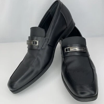 Calvin Klein Men's Jameson Loafer Leather Size 11 Black Dress Shoe - Image 1 of 4