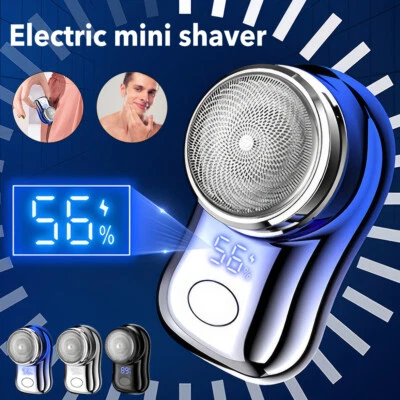 Tragbarer Multifunktionale Elektrorasierer Mini Rasierer USB Wiederaufladbare DE
