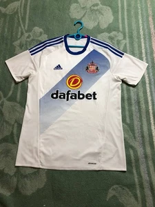Sunderland Away Fußball Shirt Trikot Adidas Gr. L Distressed Faded Crashed 90s - Bild 1 von 14