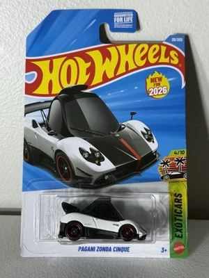 Hot Wheels Pagani Zonda Cinque #26/250 Exoticars #4/10 2026 Foto 1 de 4