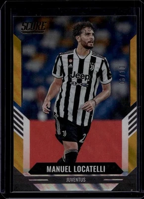 2021-22 Score FIFA #129 Manuel Locatelli Gold #/10 - Image 1 of 2