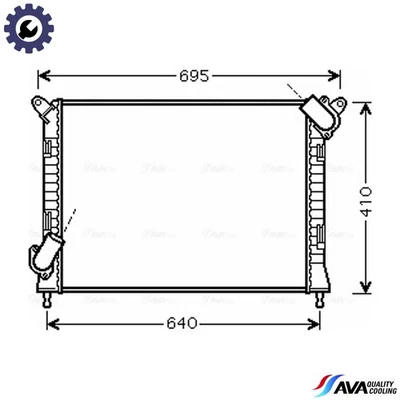 RADIATOR ENGINE COOLING BWA2307 FOR MINI W11 B16 A 1.6L 4cyl - Image 1 of 4