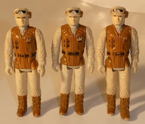 3 x Figura Kenner Ejército Soldado Rebelde Hoth Star Wars De Colección - Imagen 1 de 5