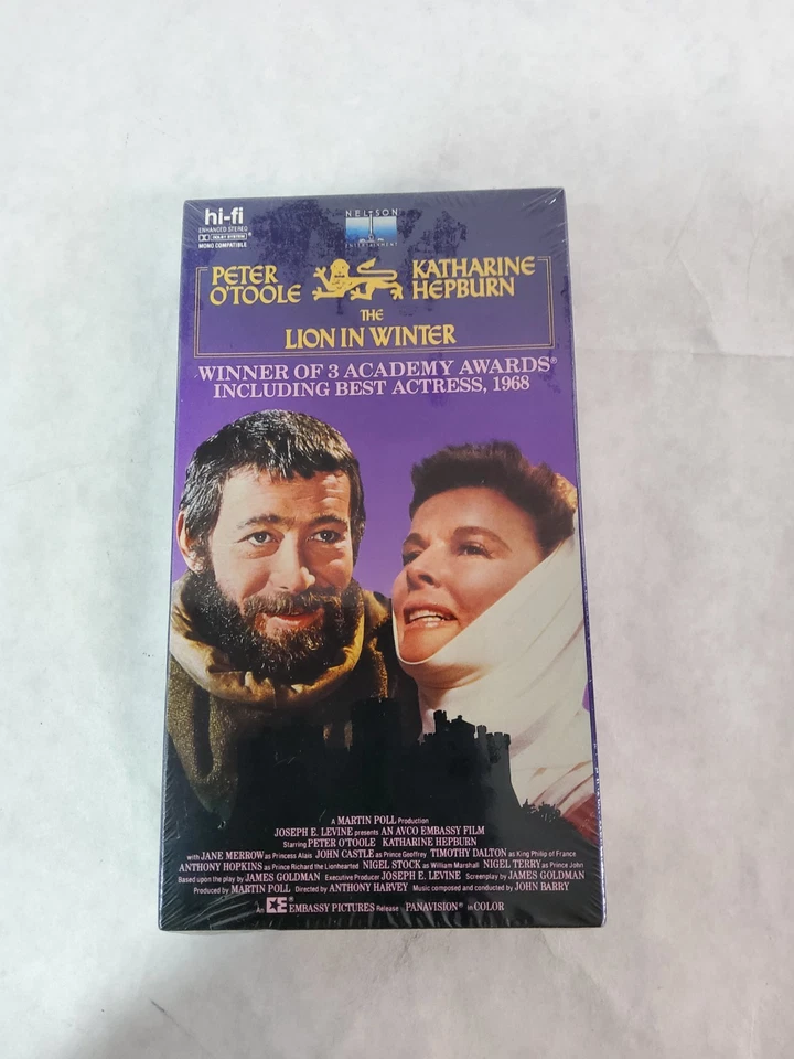 The Lion In Winter New Sealed VHS Tape With Watermarks Rare - Image 1 of 4