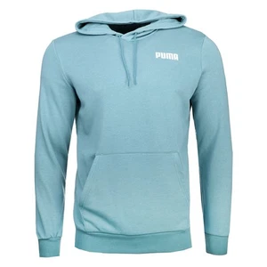 PUMA Essentials Pullover Hoodie Mens Blue Casual Athletic Outerwear 84722986 - Picture 1 of 4