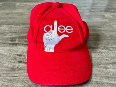 Boné de beisebol Glee TV Show vermelho tamanho único ajustável promoção swag - nunca usado - Imagem 1 de 3