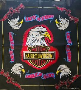 BUFANDA 100% ALGODÓN BANDANA' EAGLE" (55cm x 55cm). TUBOS DURAGS - Imagen 1 de 1