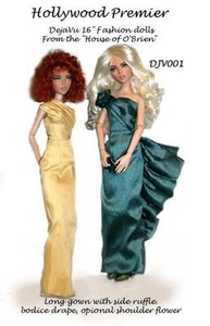 DJV001 Hollywood Premier pattern for 16" Deja Vu by Tonner - Picture 1 of 1