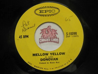 Donovan: Mellow Yellow / Sunny South Kensington,  45 RPM G+ (3C) - Image 1 of 2