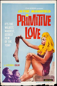Poster Primitive Love 1966 1 Sheet 27"x41" FN+ 6.5 Jayne Mansfield - Picture 1 of 1