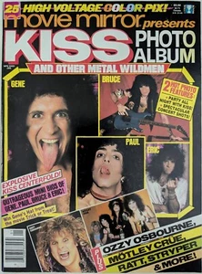 Movie Mirror Magazine January 1987 presents KISS Photo Album, Ratt, Motley Crue - Picture 1 of 20