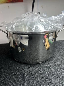Neu Prinzessin Haus Auflauf 6 qt. 18/10 Edelstahl Induktionsfertig Silber - Bild 1 von 9