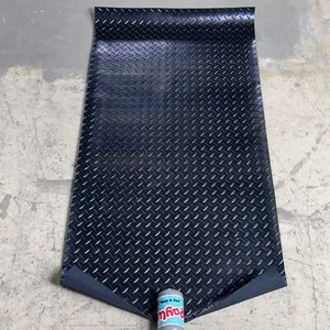 RUBBER-CAL Diamond Plate Rubber Flooring Sz 46.5” L x 24” W, 03-206-W100-02 - Picture 1 of 10