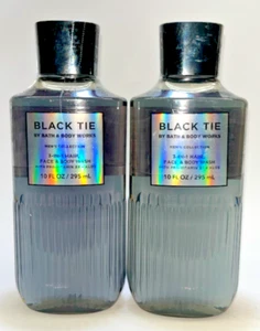 2 Black Tie Men's Collection Bath & Body Works Body Wash 10 fl oz - Picture 1 of 1