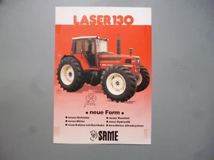 SAME LASER 130 neue Form Traktor Orig. Prospekt 2 Seiten 308.2117.0.0 - Bild 1 von 1
