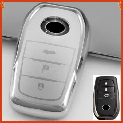 TPU Key Fob Protective Cover 3B For Toyota HILUX FORTUNER LAND CRUISER CAMRY Foto 1 de 4
