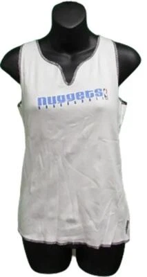 Nueva Camiseta sin Mangas Denver Nuggets Jóvenes NIÑAS Talla M Mediana Reebok Cuello en V Foto 1 de 4