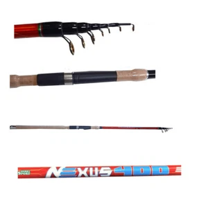 CANNA NEXUS 400 MT INGLESE TELESCOPICA CASTING 60 GRAMMI GLOBE FISHING - Foto 1 di 4