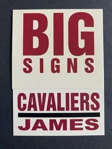 ** 2003-04 Fleer Platinum Big Signs #7BS RC LEBRON JAMES ** - Bild 1 von 4