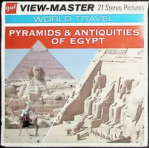 Pyramids & Antiquities Of Egypt 3D View-Master 3 Reel Packet - Full Color Images - Picture 1 of 3