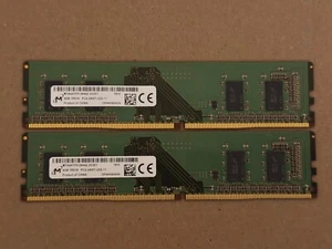 Micron 8GB (2x4GB) DDR4 2400MHz Desktop Ram Memory MTA4ATF51264AZ-2G3E1 Tested! - Picture 1 of 3