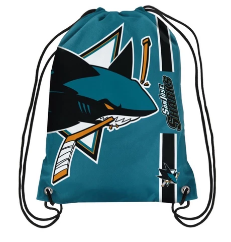 NHL  San Jose Sharks Drawstring Backpack (GR Color) Cover