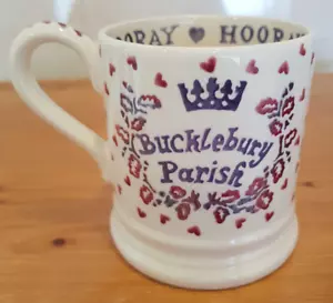 Taza Emma Bridgewater Bucklebury Parish Royal Baby Hooray Prince Louis 1/2 pinta - Imagen 1 de 5