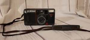 Nikon Tele Touch 300 AF 35mm Point & Shoot Film Camera Black TESTED WORKING - Picture 1 of 8