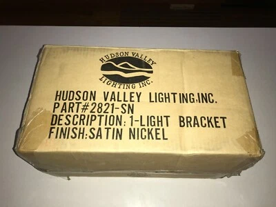Hudson Valley Lighting 2821-SN Cumberland Collection - One Light Wall Sconce - Image 1 of 4