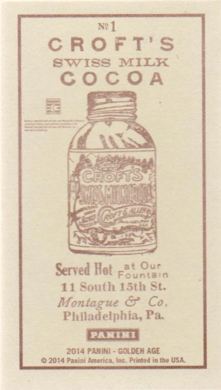 Panini Golden Age Croft's Swiss Milk Cacao 2014 mini 1-93 Foto 1 de 1
