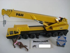 P&H T-1300 AUTOKRAN METALLFELGEN #3071.2 GESCHA 1:50 - Picture 1 of 2