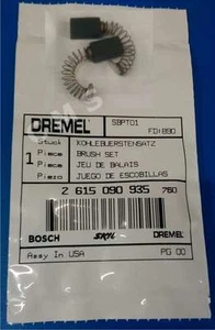 Genuine DREMEL Carbon Motor Brushes Set Pair 90935 Brush 732 Moto Flex Shaft USA - Picture 1 of 1