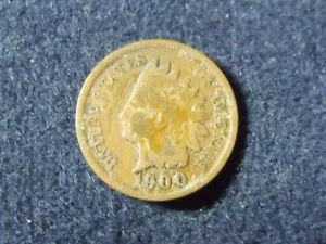 1900-P Indian Head Cent über 100 Jahre alt, wie abgebildet KOSTENLOSER VERSAND WIE IMMER 3 - Bild 1 von 2