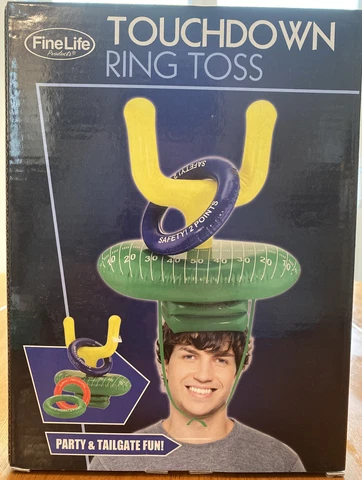 Ring Toss Inflatable Football HAT Tailgate Party Game Sports NFL NCAA Cover