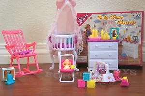 NEW GLORIA HOUSE FURNITURE BABY HOME NURSERY Playset (9929) - Picture 1 of 10