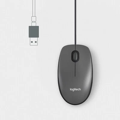 Logitech M100 Maus Büro Beidhändig USB Typ-A Optisch 1000 DPI - Bild 1 von 2