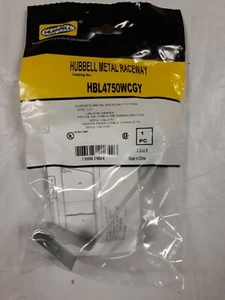 HUBBELL METALL LAUFBAHN MONTAGE DRAHT CLIP HBL4750WCGY "MENGE 5 " - Bild 1 von 1